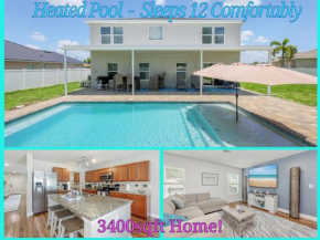 3400sqft! - Lovely Kitchen - Heated Pool